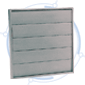 Backdraft Shutters - Type WSK PVC air operated shutters